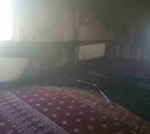 Manyas’ta cami yangını ekipler tarafından söndürüldü