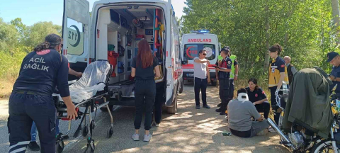 Pazaryeri’nde motosiklet kazası: 1 yaralı
