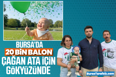 Bursaspor Taraftarından SMA Hastası Minik Çağan Ata’ya 20 Bin Balonluk Destek
