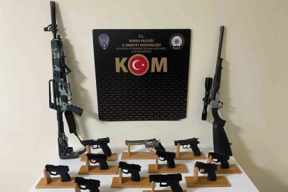 Gemlik’te ruhsatsız silah imalatına 4 gözaltı