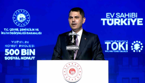 Bakan Kurum: "Verdiğimiz söz basit bir söz değildir. Bu söz, deprem bölgesinde günde 550 konut inşa eden tecrübenin sözüdür"