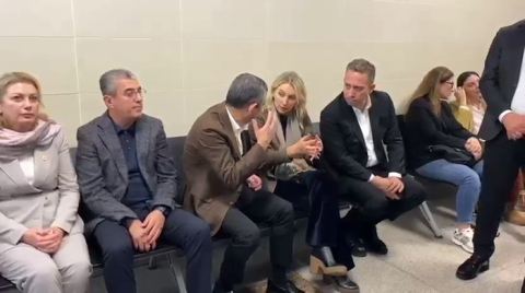 Ekrem İmamoğlu ’casusluk’ soruşturması kapsamında ifade vermek üzere adliyede