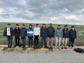Edirne’de 10 düzensiz göçmen yakalandı