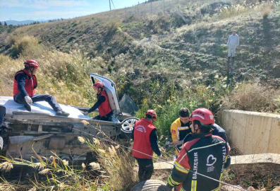 Balıkesir’de trafik kazası: 1 yaralı