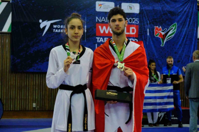 Dünya Ümitler Taekwondo Şampiyonası’nda millilerden iki gümüş