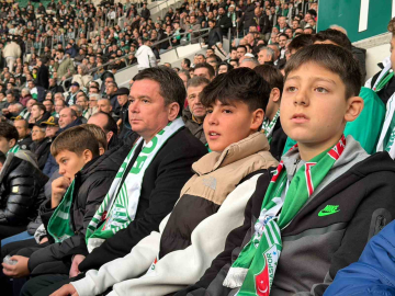 Bursaspor sevgisi çocukların kalplerine işlendi