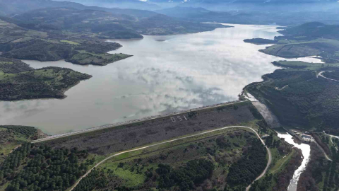 250 bin dekar alanı sulayan Bayramiç Barajı’nda su seviyesi yüzde 100’e ulaştı