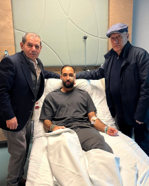 Dursun Özbek, İsa Doğan’ı hastanede ziyaret etti