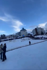Uludağ’daki teleferik kuyruğu şaşırttı