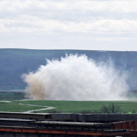 Muratlı çevreyolunda su hattı patladı