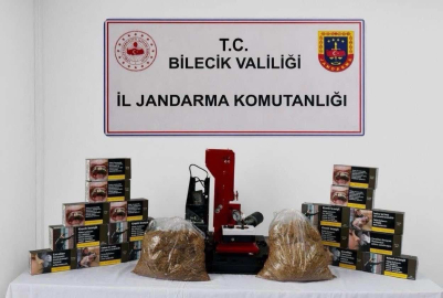 Bilecik’te çok sayıda makaron ele geçirildi