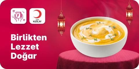 Yemeksepeti kullanıcıları, "Birlikten Lezzet Doğar" projesini Ramazan’da rekor bağışa ulaştırdı