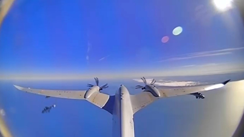 Bayraktar AKINCI’dan bir ilk: EREN mühimmatı ile hava atışında tam isabet