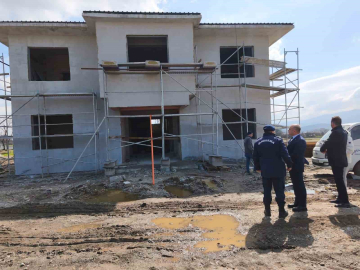 Çan Etili Köyü Jandarma Karakol İnşaatında İnceleme