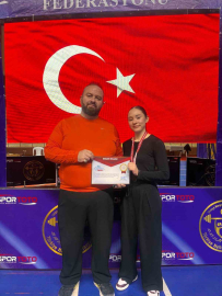 Bilecikli sporcu Türkiye ikincisi oldu