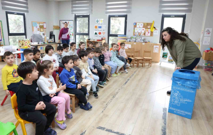 Nilüfer’de miniklere geri dönüşüm eğitimi