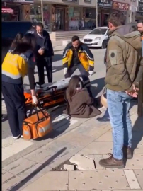 Yaya geçidinde kaza: 1 yaralı