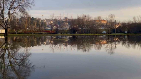 Yağışlar Tunca Nehri’ni coşturfu: Debi 3 günde 3 kat arttı