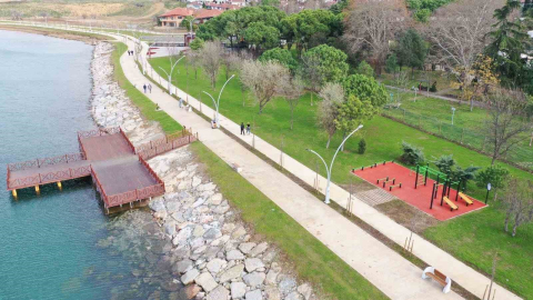 Darıca’da yeşil alan çalışmaları devam ediyor