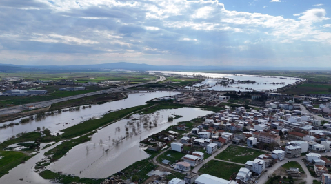 Karacabey Ovası sular altında kaldı