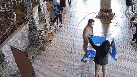 Ayasofya Camii’nde provakasyon