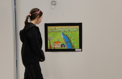 Kartepe’de öğrencilerin 23 Nisan temalı eserleri sergileniyor