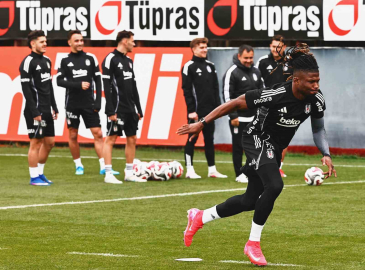 Beşiktaş’ta Samsunspor mesaisi devam etti