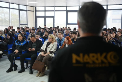 Tekirdağ’da Üniversite öğrencilerine Narko gençlik bilgilendirmesi
