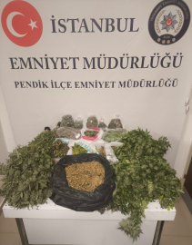 Pendik’te uyuşturucu operasyonu: 10 kilo marihuana ele geçirildi