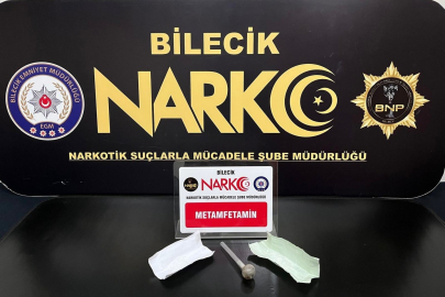 Bilecik’te uyuşturucu çıkan araca 249 bin TL ceza