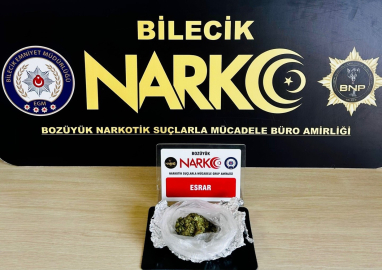Bilecik’te uyuşturucu operasyonu: 1 gözaltı
