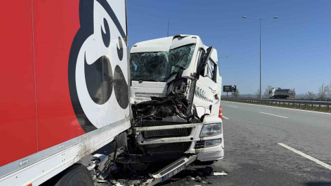 Kuzey Marmara Otoyolu’nda zincirleme kaza: 1 yaralı