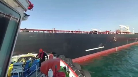 Çanakkale’de sürüklenen tanker demirletildi