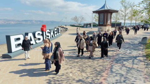 Başiskele’de kadınlar sağlıklı yaşam yürüyüşünde buluştu