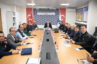Sinop’ta afet hazırlıkları gözden geçirildi
