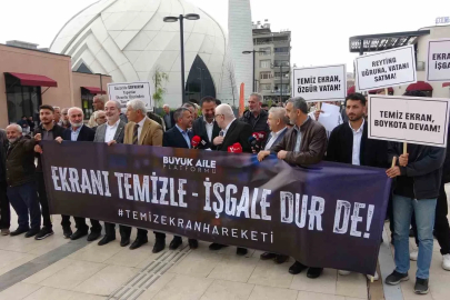 Adıyaman’da ekranlara dikkat çekildi
