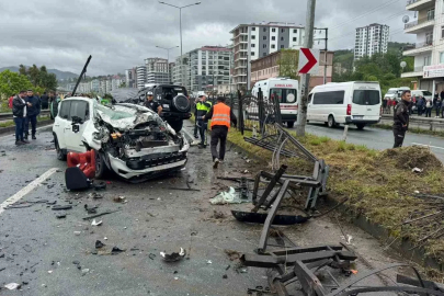Rize’de feci kaza: 1 ölü, 7 yaralı
