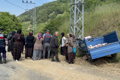 Kontrolden tarım aracı devrildi: 5 yaralı
