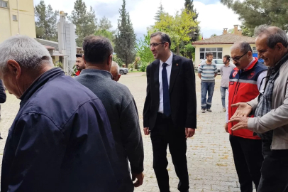 Uşak’ta tarımsal üretim ve kooperatifçilik için İnay köyünde saha incelemesi yapıldı
