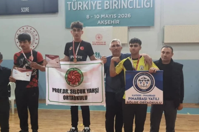 Yatılı bölge okulundan Türkiye üçüncülüğüne
