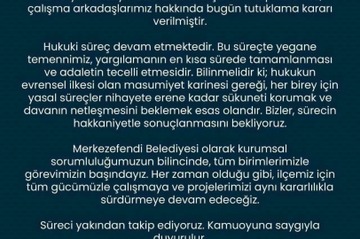 Başkan Doğan; "Sürecin hakkaniyetle sonuçlanmasını bekliyoruz"
