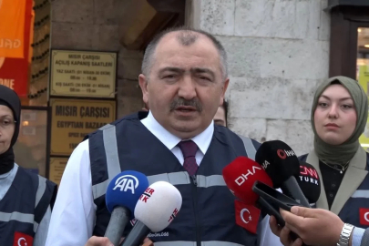Mısır Çarşısı’nda bayram öncesi denetim
