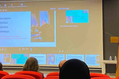Prof. Dr. Adnan Tönel ‘Sanatın Varoluşu’nu anlattı

