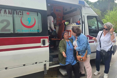 Hastaneden dönüşü kaza; 3 yaralı
