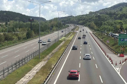 Bolu geçişinde bayram trafiği akıcı seyrediyor
