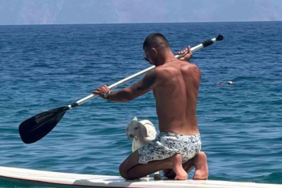 Kanodaki keçi yavrusu ilgi odağı oldu
