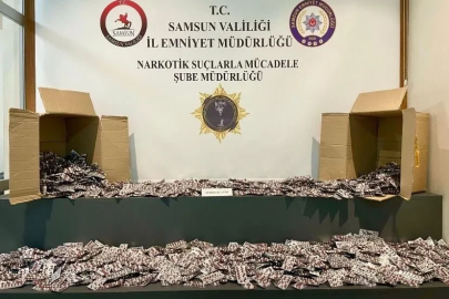 Zehir operasyonu: 24 bin 600 uyuşturucu hap ele geçirildi

