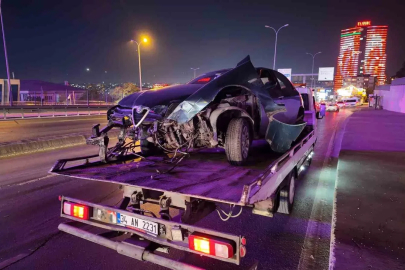 Avcılar’da alkollü sürücü kaza yaptı
