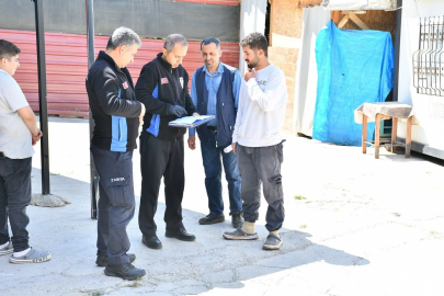 Yeşilyurt Belediyesi’nden kurban satış ve kesim yerlerinde bayram mesaisi
