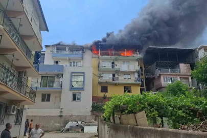 Aydın’da ev yangını
